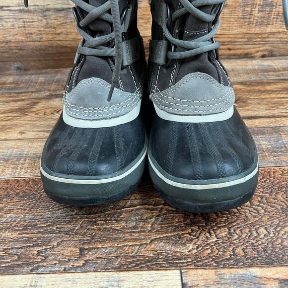 Sorel Joan of Arctic Winter Fur Boots Women's 6 Gray Waterproof Suede Lace Up - Picture 6 of 12